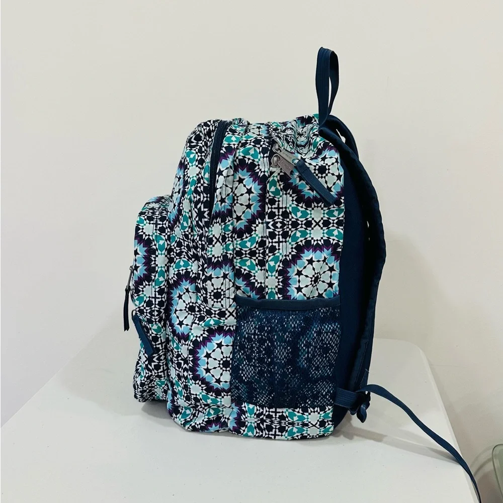 Trans By Jansport Supermax Laptop Backpack Bag,‎ Blue, Purple, Aqua, Pattern